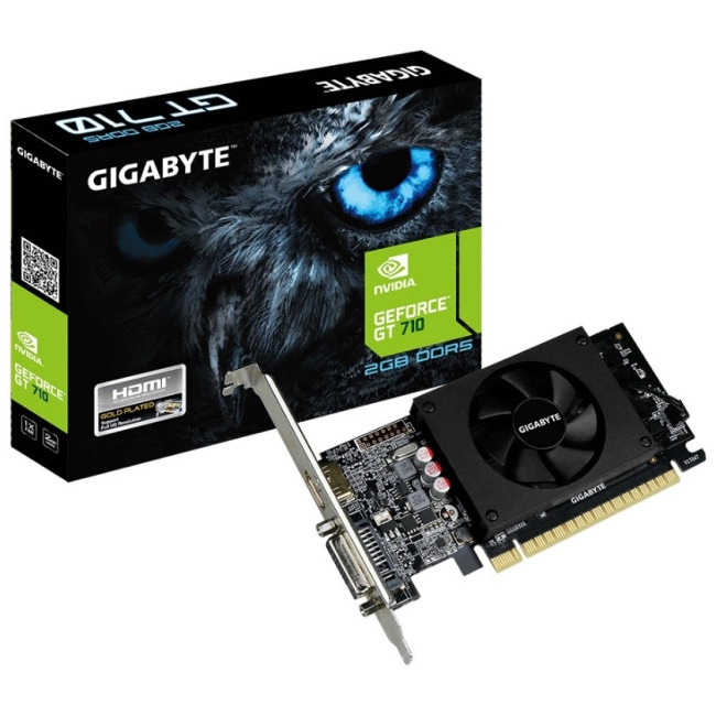 Відеокарта Gigabyte GeForce GT710 2048Mb (GV-N710D5-2GL) Відеокарта Gigabyte GeForce GT710 2048Mb (GV-N710D5-2GL)