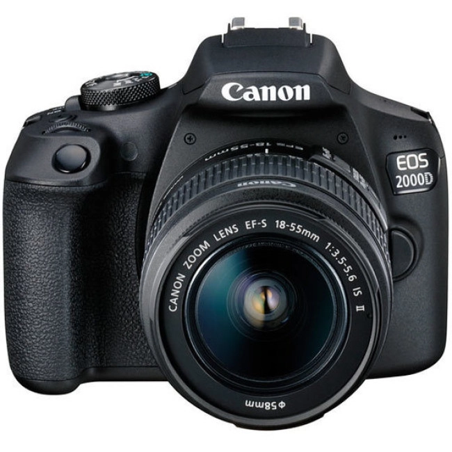Цифровая камера Canon EOS 2000D kit (18-55mm) IS II (2728C008)