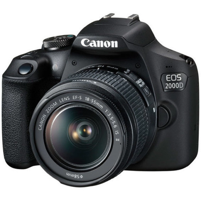 Цифровая камера Canon EOS 2000D kit (18-55mm) IS II (2728C008)