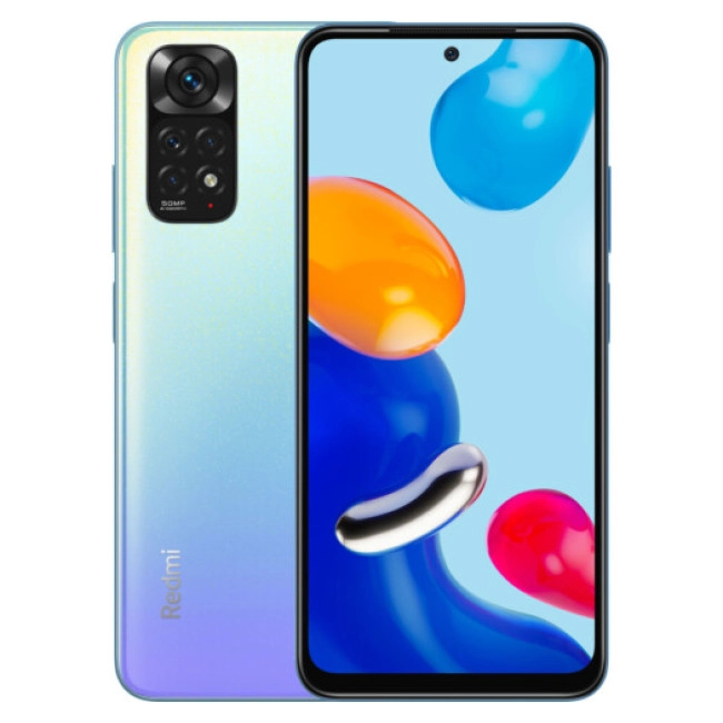 Смаpтфон Xiaomi Redmi Note 11 6/128GB Star Blue Смаpтфон Xiaomi Redmi Note 11 6/128GB Star Blue