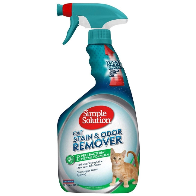 Засіб для видалення запахів і плям Simple Solution Cat Stain & Odor Remover Засіб для видалення запахів і плям Simple Solution Cat Stain & Odor Remover