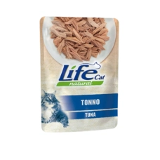 Влажный корм для кошек LifeCat пауч для кошек с тунцем, 70 г.